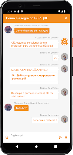 CLUBEaluno para Professores Screen 3