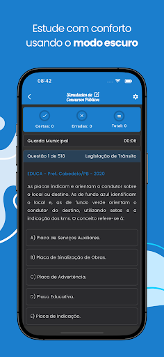 Simulado de Concursos Públicos screenshot 4
