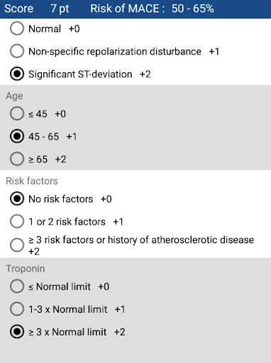 HEART Score Screen 2