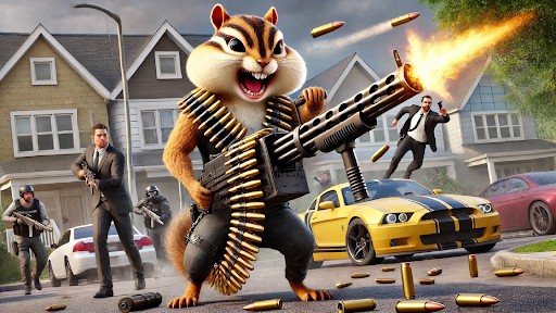 Squirrel Hero 3D Gun Master 25