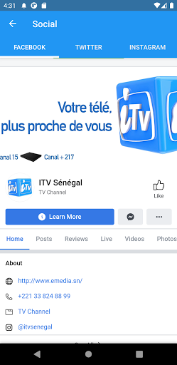 iTv Senegal Screen 2