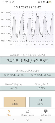 Turntable Speed Screen 2