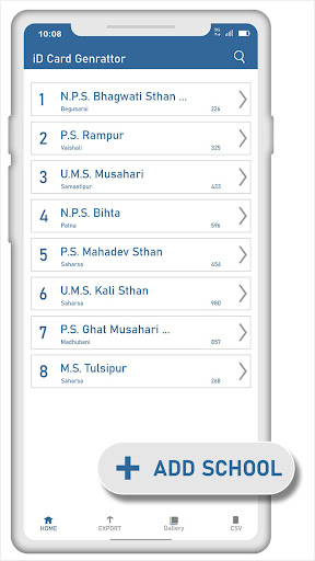 Android application iD CARD screenshort