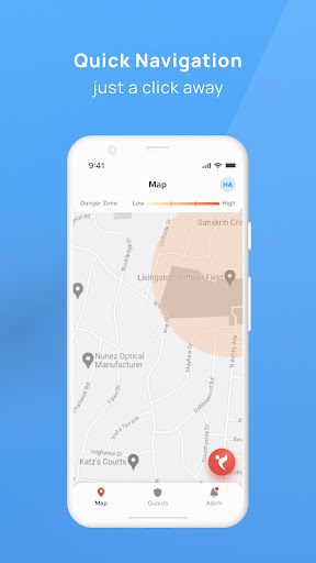 Android application ProtectMii screenshort
