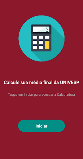 Android application Calcula Média UnivSP screenshort