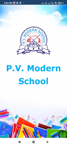 Android application P.V. MODERN SCHOOL screenshort