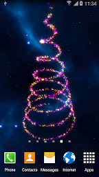 3D Christmas Tree Wallpaper