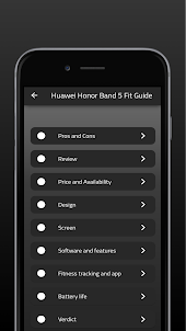 Huawei Honor Band 5 Fit Guide