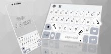 Classic Business White Keyboard Theme APK