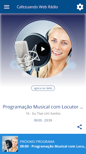 Android application Cafezuando Web Rádio screenshort