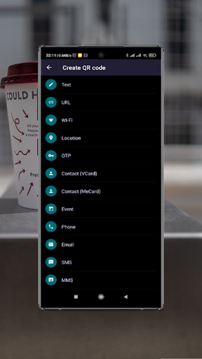 Qr code & bar code scanner Screen 3