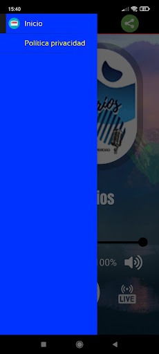Android application Radio Lirios screenshort