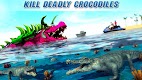 screenshot of Crocodile Robot Car Game 3d