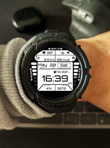 Android application GRBL2 Digital Watch Face screenshort