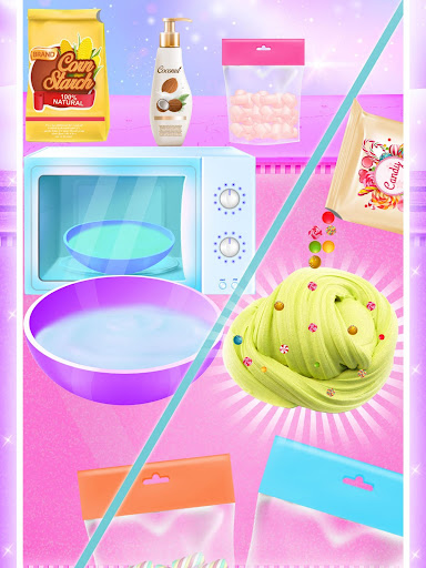 Make Rainbow Unicorn DIY Fluffy Slime Jelly Toys APK MOD (Astuce) screenshots 1
