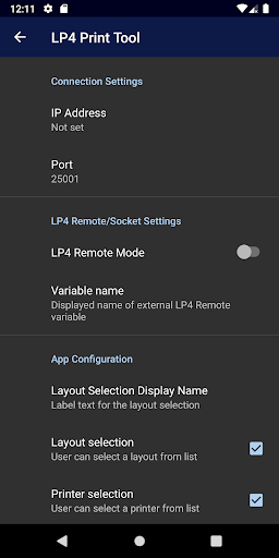 LP4 Print Tool Screen 2