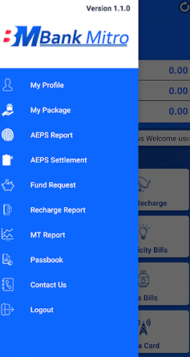 Recharge & Bill Pay Screen 2