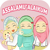 Cute Muslimah Hijab Stickers WaStickerApps