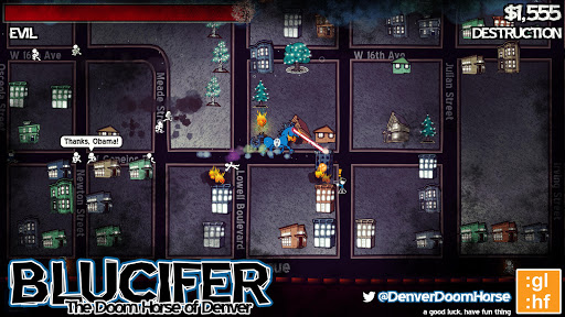 Android application Blucifer: Doom Horse of Denver screenshort