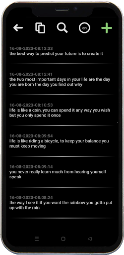 Voice Notes Screen 2