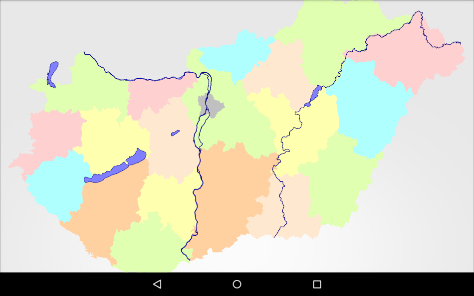 #2. Magyarország Térkép Kvíz (Android) 由: Torma Viktor