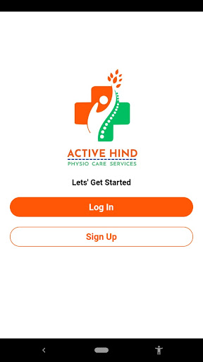 Android application Activehind screenshort