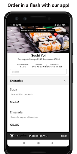 Android application Sunargow Tandoori screenshort