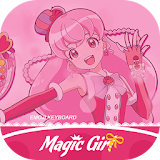 Magic Girl  Theme&Emoji Keyboard icon