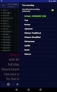 MIDI Clef Karaoke Player