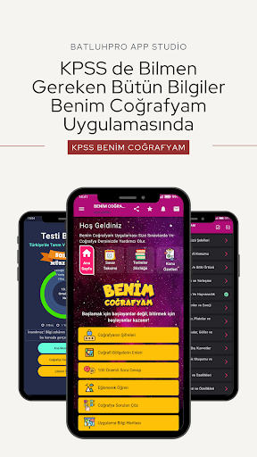 Android application Benim Coğrafyam screenshort