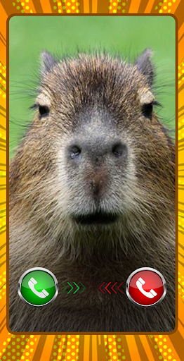Capybara Funny calling Screen 3