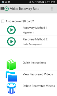 Video Recovery Screenshot