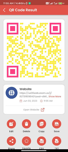 QR Scanner KH Pro Screen 3