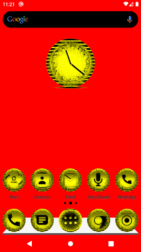 Android application Yellow Icon Pack Style 5 screenshort