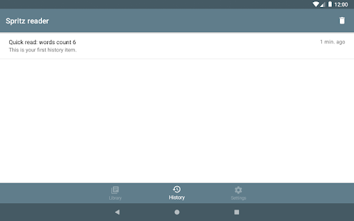 Speed reader pro (RSVP based app) Screenshot