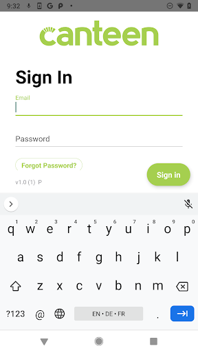Android application Canteen Pantry screenshort