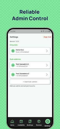 CrickBox-Box Cricket Admin App Screen 3