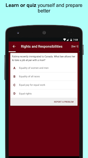 Canadian Citizenship Test Screen 3