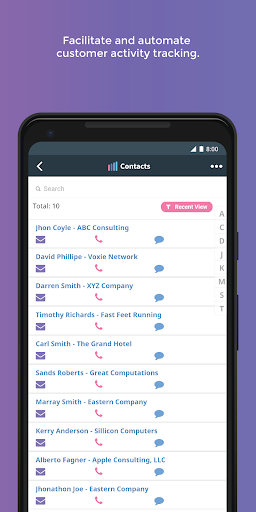 Amped CRM and Sales Insights Screen 3