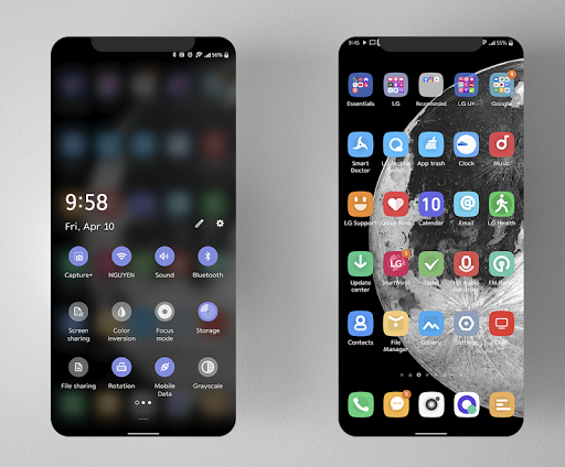 UX9 Material Theme LG Androi