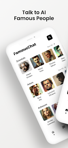 Android application FamousChat:Talk to celebrities screenshort