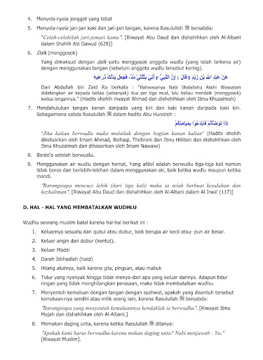 Sifat Wudhu Nabi - Pdf