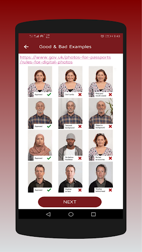 Passport Size Photo App UK Screen 2