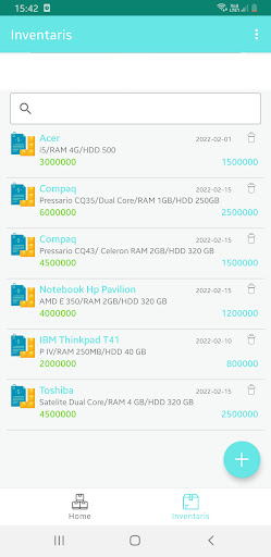 Buku Inventaris Screen 2