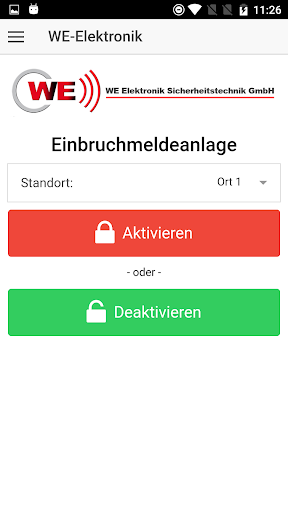 Android application WE-Elektronik screenshort