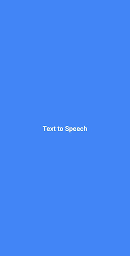 Android application TTS - Text to Speech screenshort