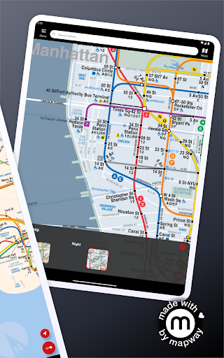 Screenshot of New York Subway – MTA Map NYC