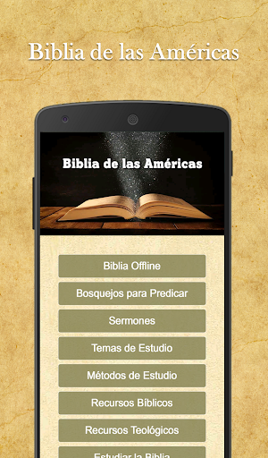 Android application Biblia de las Américas screenshort