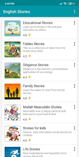 English Stories (Offline) Screen 3