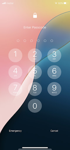 Android application iOS Lock Screen iPhone 16 screenshort